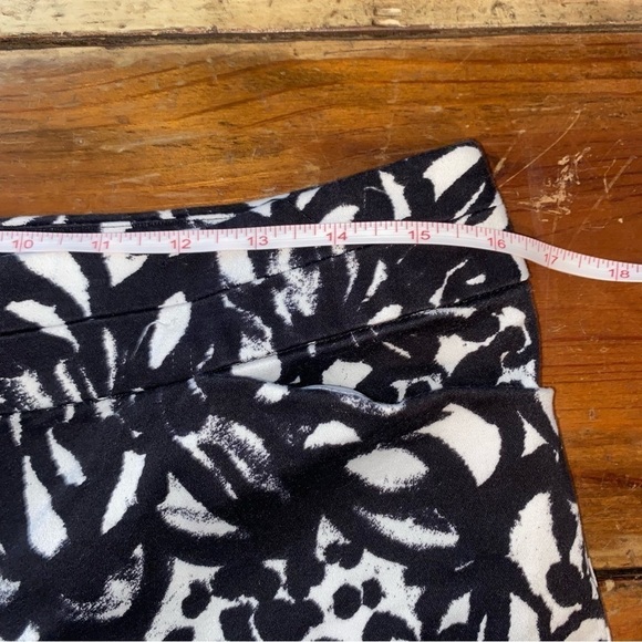 Emma James Stretch Capri Black White Size 10 - Picture 12 of 12